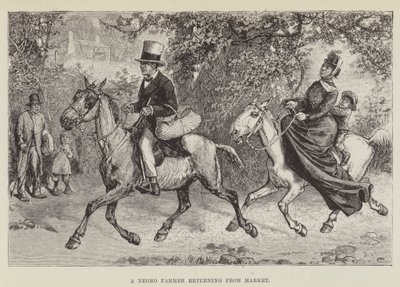 A Slave Trade Returning from Market by George Augustus Sala