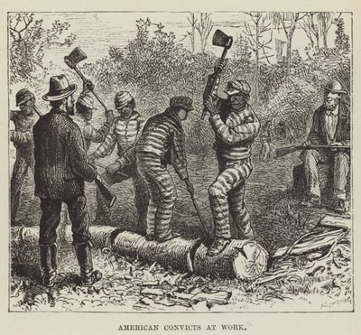 American Convicts at Work by George Augustus Sala