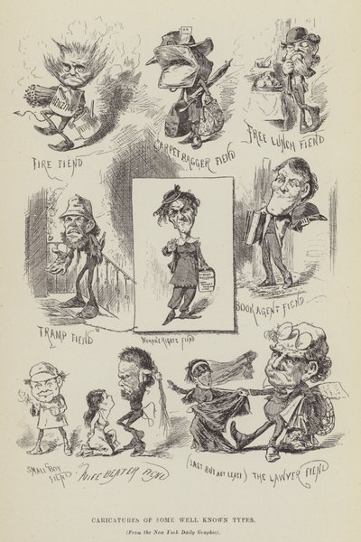 Caricatures of Some Well Known Types by George Augustus Sala