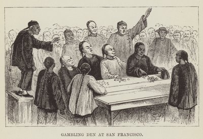 Gambling Den at San Francisco by George Augustus Sala