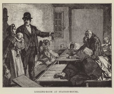 Lodging-Room at Station-House by George Augustus Sala