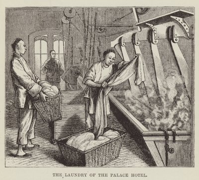 The Laundry of the Palace Hotel by George Augustus Sala