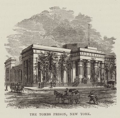 The Tombs Prison, New York by George Augustus Sala
