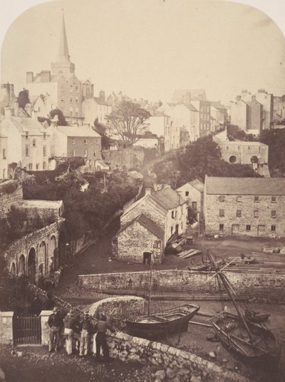 Part of Tenby Town and Harbour by George B. Stokes