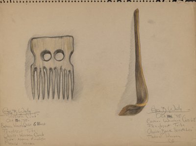 Comb and Back Scratcher by George B. Wally