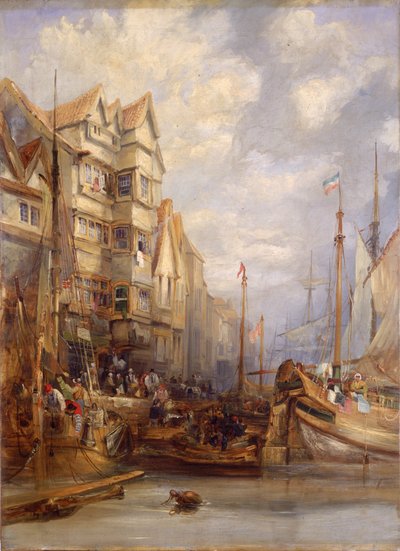 Grey Horse Inn, Quayside, Newcastle upon Tyne by George Balmer