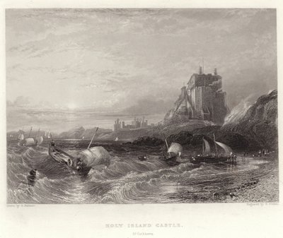 Holy Island Castle, St Cuthberts by George Balmer