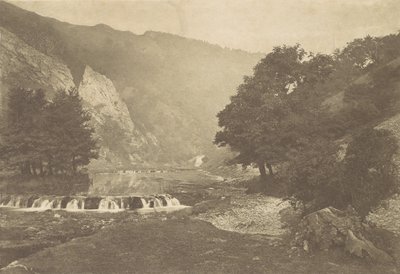 Entrance to Dove Dale, Derbyshire by George Bankart