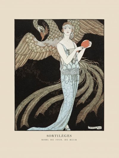 Evening Dress, De Beer (1922) by George Barbier