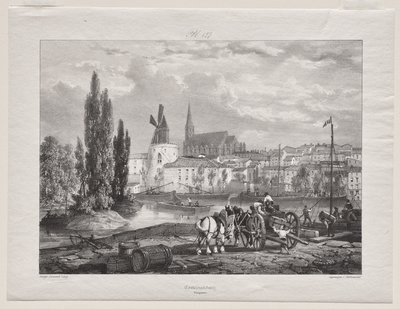 Picturesque and Romantic Journeys in Old France (Languedoc II, part I): Castelnaudary by George Barnard