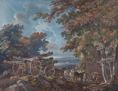 Timber Wain on a Rough Road by George Barret