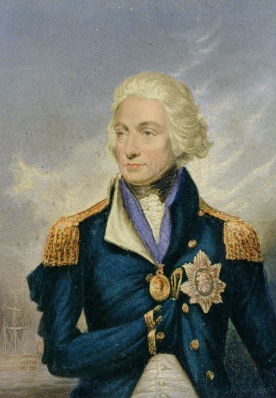 Horatio, Viscount Nelson by George Baxter