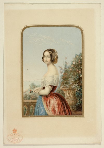 The Bride, Also Called The Large Bride by George Baxter