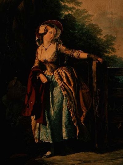 The Parting Look by George Baxter