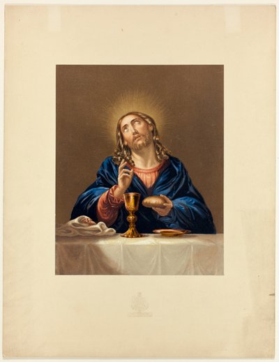 The Saviour Blessing the Bread by George Baxter