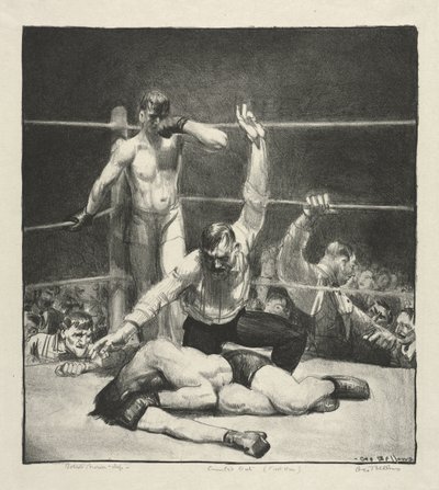 Counted Out, First Stone by George Bellows