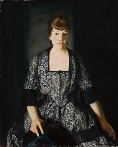 Emma in the Black Print by George Bellows