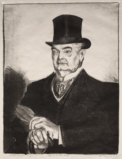 Man in a Silk Hat by George Bellows