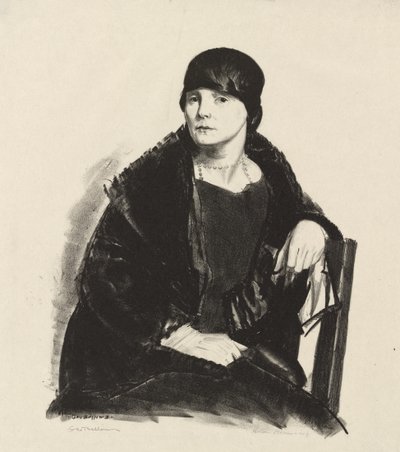 Portrait of Mrs. R. by George Bellows