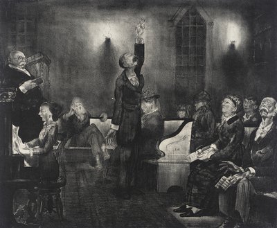 Prayer Meeting No. 2 by George Bellows