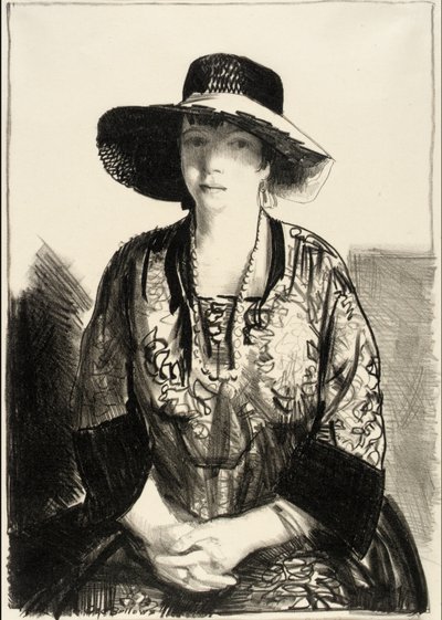 The Black Hat by George Bellows