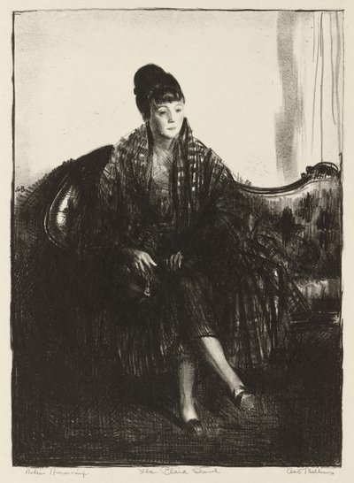 The Plaid Shawl by George Bellows