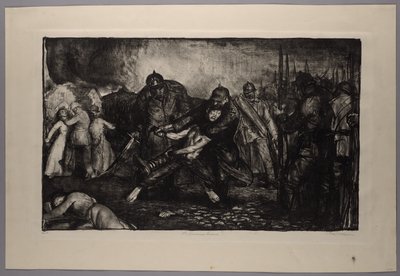 War Series: The Germans Arrive by George Bellows