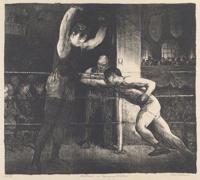 Willard in Training Quarters by George Bellows