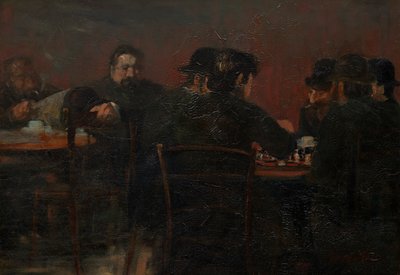 Chess Players by George Benjamin Luks