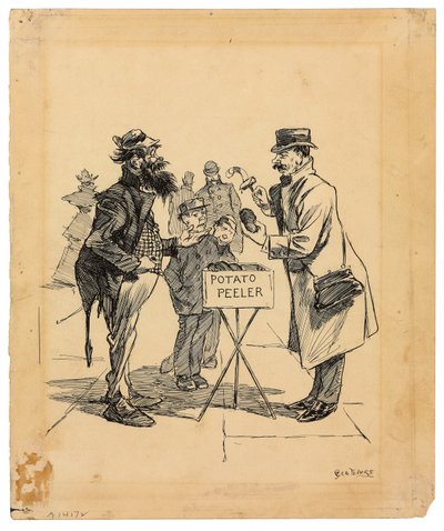 Street Vendor by George Benjamin Luks