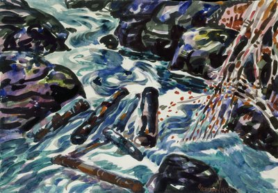 The Brook, Nova Scotia by George Benjamin Luks
