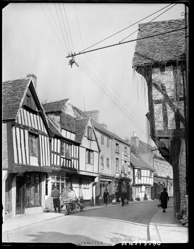 Friar Street, Worcester, Worcestershire, 1942 by George Bernard Mason