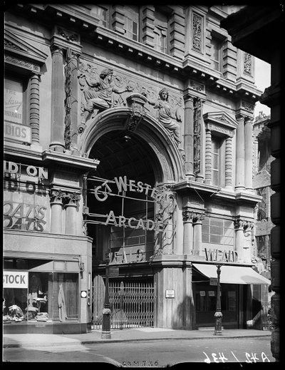Great Western Arcade, Temple Row, Birmingham by George Bernard Mason