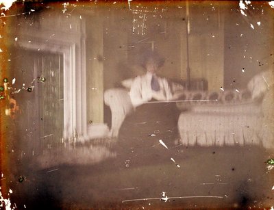 Woman sitting on a Sofa by George Bernard Shaw