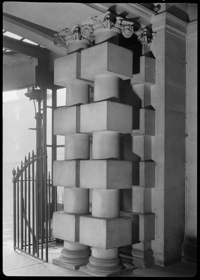 The Mansion House and attached railings, High Street, Doncaster, 1942 by George Bernard Wood