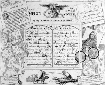 The Champion, or Evening Advertiser by Capt. Hercules Vinegar of Pall Mall by George Bickham