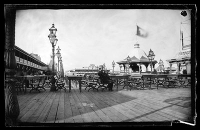 Cables and Iron Cow, Coney Island, Brooklyn by George Bradford Brainerd