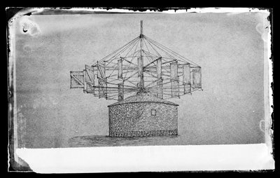 Lotts Mill, Flatbush, Brooklyn, a sketch by W. H. Story by George Bradford Brainerd
