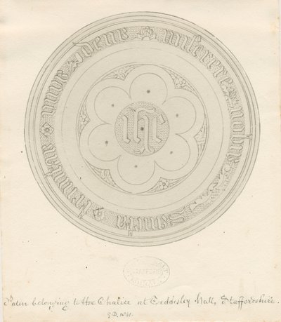 Teddesley Hall - Paten by George Buckler