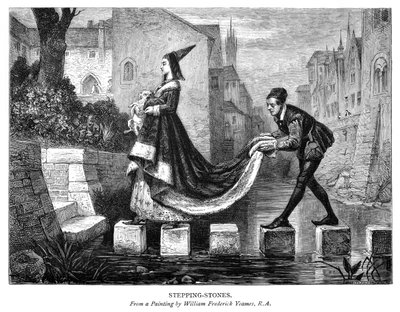 Stepping Stones, 19th Century by George Butterworth