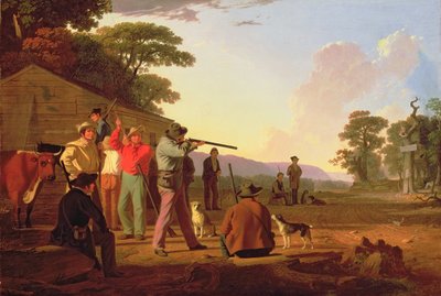 Shooting for the Beef by George Caleb Bingham