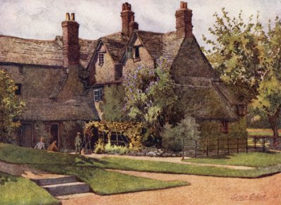 Oxford: The Cottages, Trinity College by George Carline