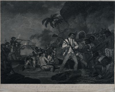 The Death of Captain James Cook by the Indians of Owhyee by George Carter
