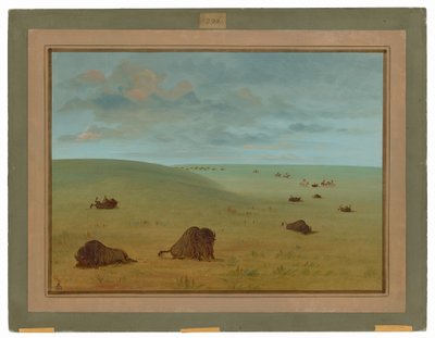 After the Buffalo Chase - Sioux by George Catlin