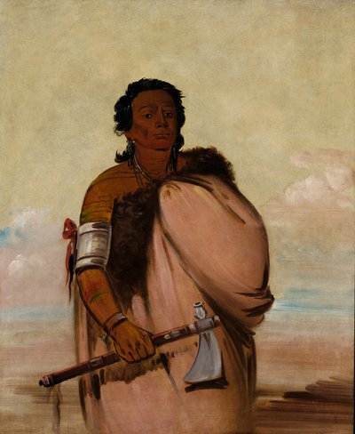 Rotten Foot, a Noted Warrior by George Catlin