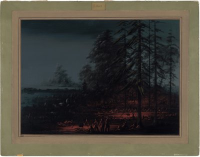 Bivouac of a Sioux War Party by George Catlin