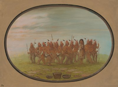 Dance to the Berdache - Saukie, 1861-1869 by George Catlin
