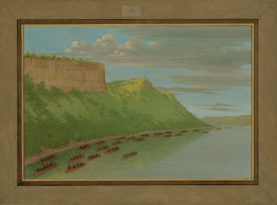 Father Hennepin and Companions Passing Lover