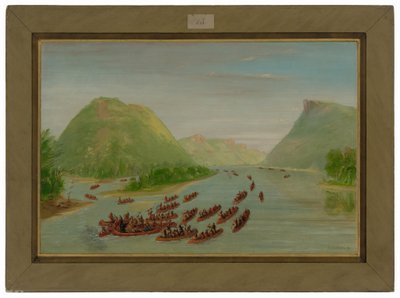 Father Hennepin and Two Companions Made Prisoners by the Sioux. April 1680 by George Catlin