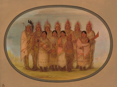 Iowa Indians Who Visited London and Paris by George Catlin